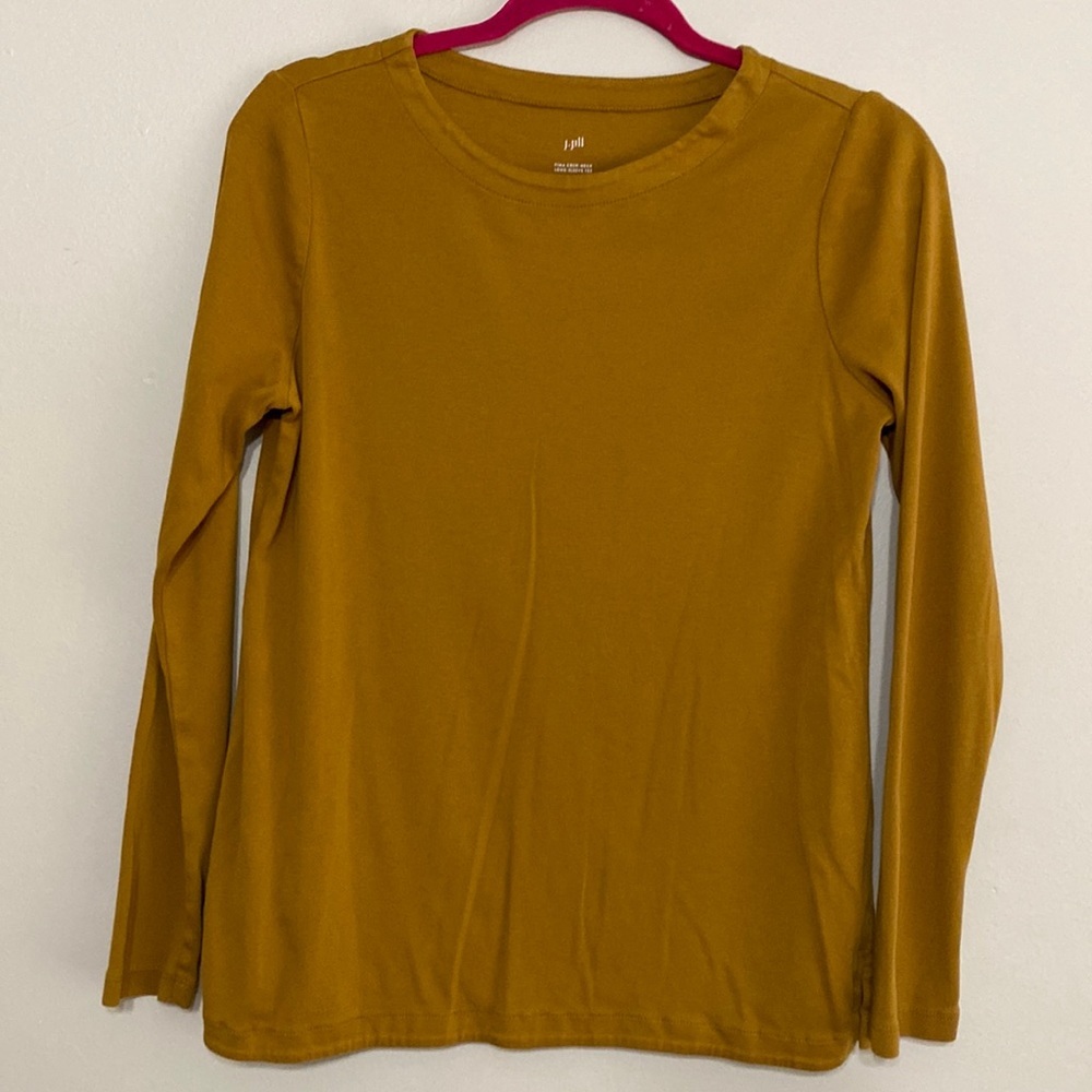 JJill long sleeves tee pima crew neck women size S